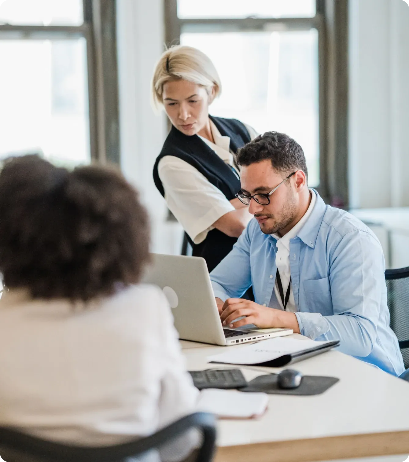 Business owners in discussion